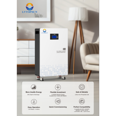 Pin lưu trữ điện LFP LVTS 51.2V-300Ah (15.36kWh)